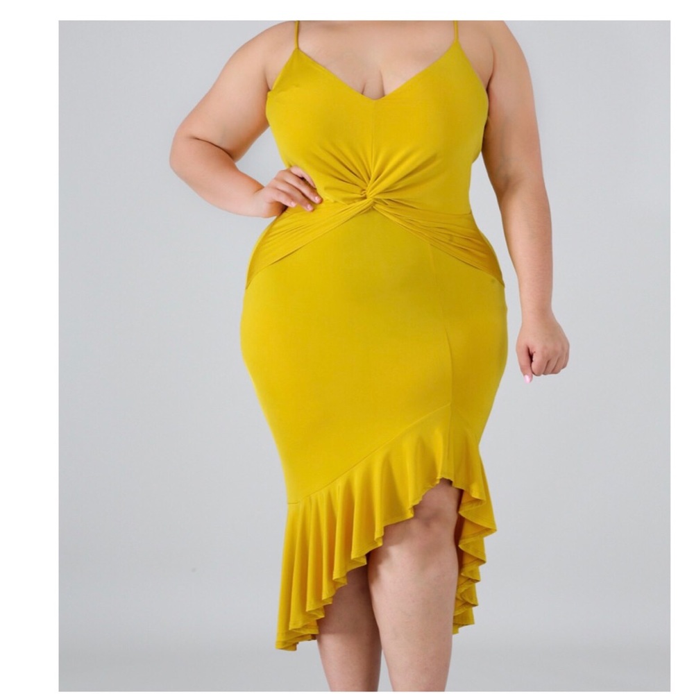 Flirty Flare Midi Dress - Plus Size